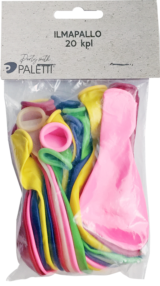 Ilmapallo lajitelma 20 kpl 