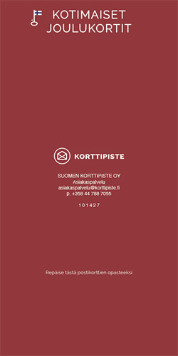 1-lok riviopaste joulu Kotimaiset joulukortit FI SE