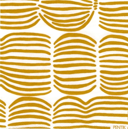 Servetti 25cm Pentik Vilja kulta