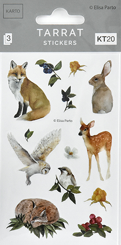 Sticker KT20 Elisa Parto forest animals