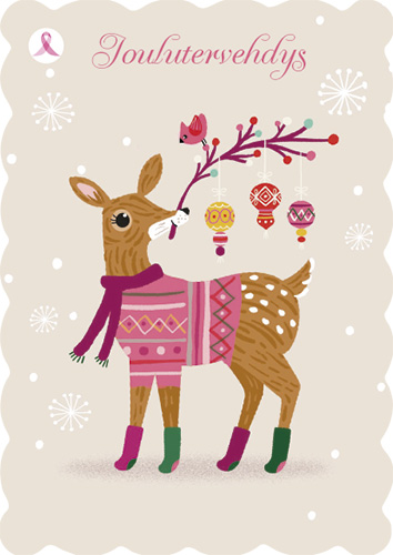 1-os joulu Roosa nauha PMM Hallmark