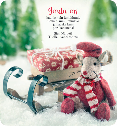 1-os Joulu Anna-Mari West neliökortti