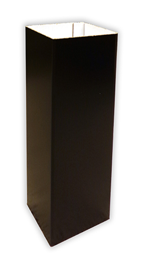 Pystypaketoinnin pahvinen täyteholkki MUSTA