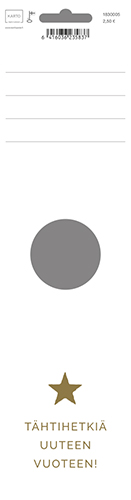 Pullokortti teksti valkoinen