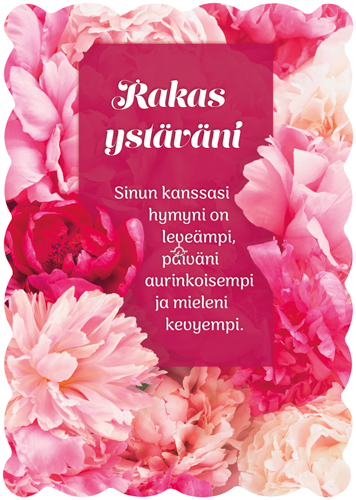 1-os ystävänpäivä stanssattu Hallmark
