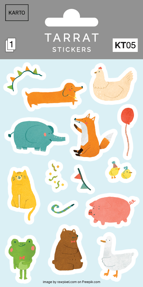 Paper sticker KT05