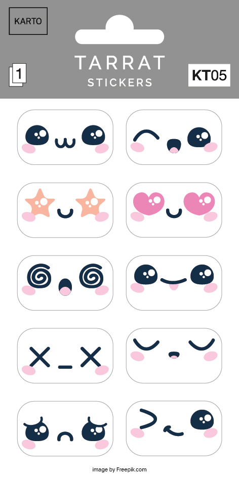 Paper sticker KT05