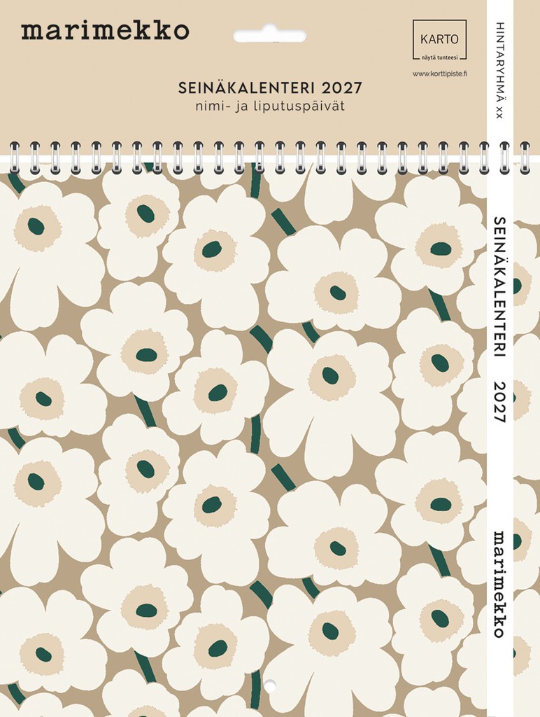 Wall calendar 2027 Marimekko 22x22 cm