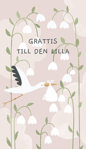 2-os vauvakortti R tyttö Bedaprint