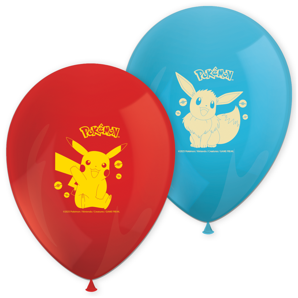Latex balloons Pokemon 8 pcs