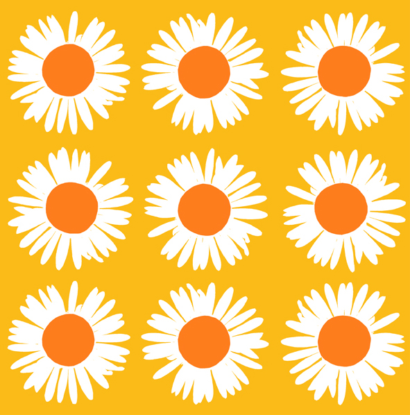 AURINGONKUKKA orange yellow 33cm