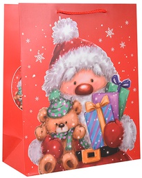 [6621206] Joulukassi L/D pukki ja nalle