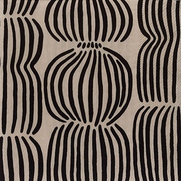 [1SER1011VN1] Servetti 33cm Pentik Vilja musta-pellava