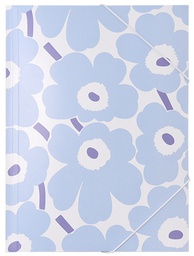 [50221] Kulmalukkokansio Marimekko Unikko vaaleansininen