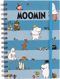[203635] Wire-O notebook A4 Moomin Chequered