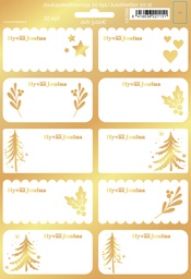 [1327618] Pakettitarra joulu 2 arkkia kulta