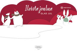 [105551] Opaste Iloista joulua puna-vihreä 54 cm FI-SE