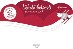 [105556] Opaste postimaksu maksettu puna-harmaa 54 cm FI-SE