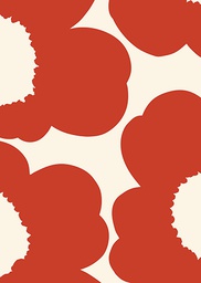 [2725573] 1-os Marimekko Iso Unikko punainen