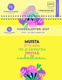 [315907] Seinäkalenteri 2027 Hidasta elämää 22x22 cm