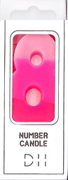 [202422] Number candle 8 pink