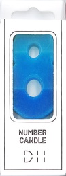 [202432] Numerokynttilä 8 sininen