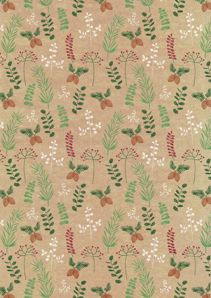 Joulupaperi EKO KZ 70 x 150 cm 25 rll