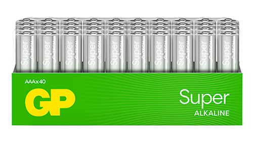 GP ALKALINE AAA LR03 SUPER G-TECH 40P
