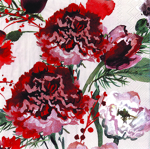 Servetti 25cm Pentik Kimara punainen