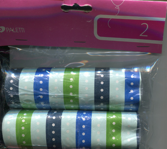 Serpentiini vihreä/ sininen 2 kpl KSM