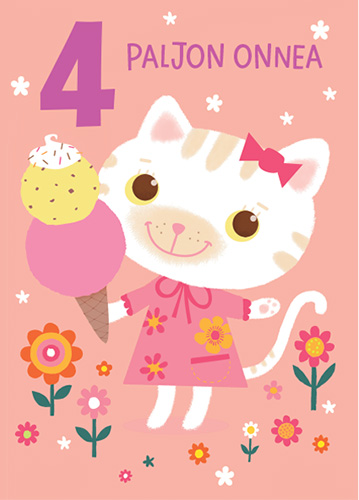 1-os vuosikortti 4v tyttö