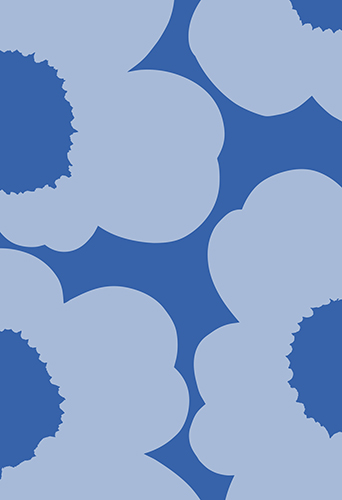 2-os Marimekko Iso Unikko sininen