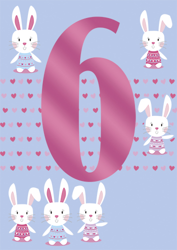 1-os vuosikortti 6v tyttö