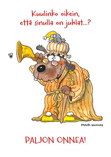 1-os hupikortti Mauri Kunnas