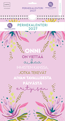 Perhekalenteri 2027 Hidasta elämää 23x36,5 cm