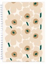 Vuosikalenterikirja 2027 Marimekko 13x9,5 cm