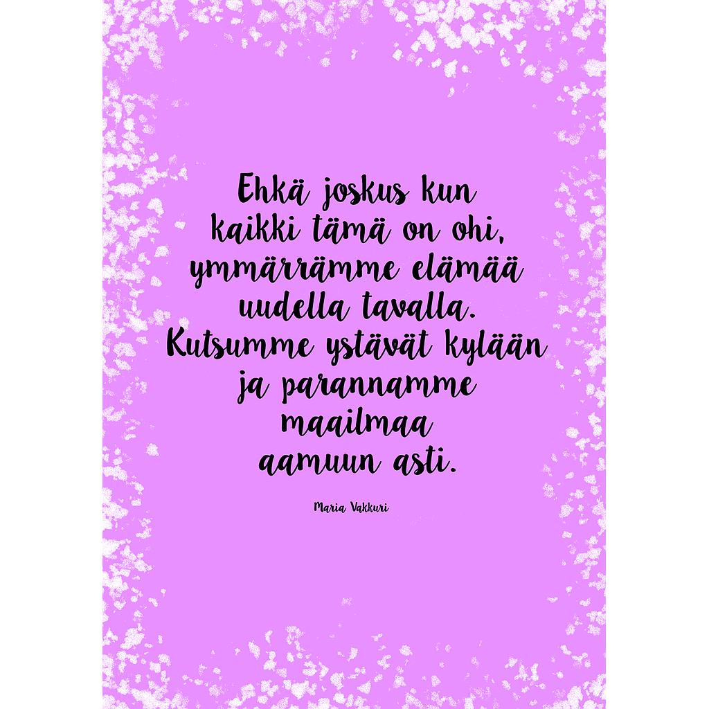 1-os kortti Maria Vakkuri