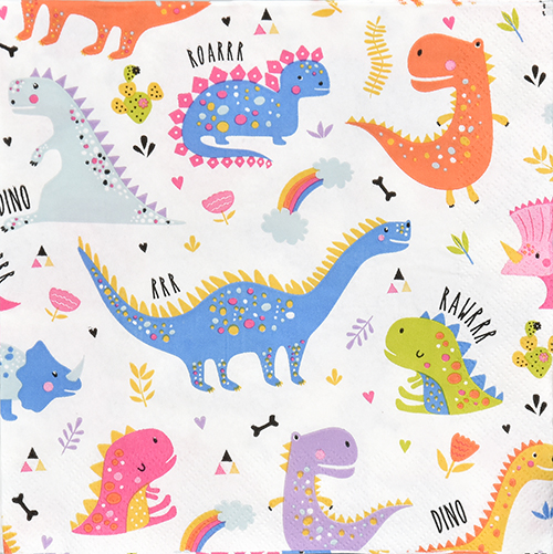 Lautasliina 33cm dinosaurus 20 kpl