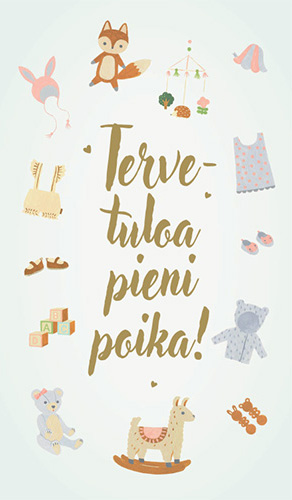 2-os vauvakortti poika