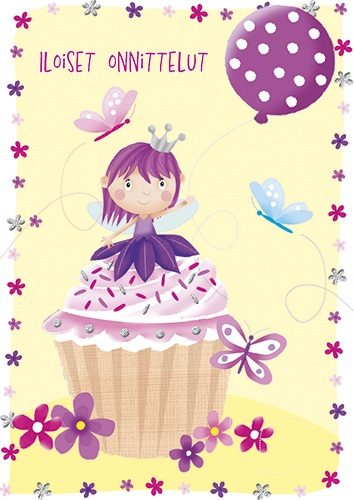 1-os onnittelu tyttö