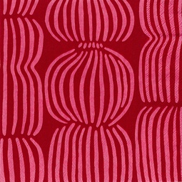 [1SER1013V51] Servetti 25cm Pentik Vilja punainen