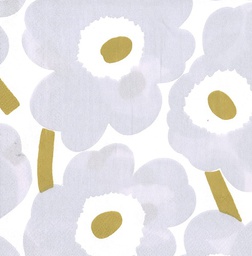 [C552695] UNIKKO white silver 25cm