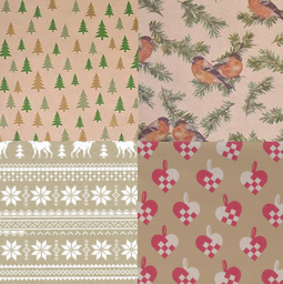 [6124248] Joulupaperi kraft KY 70 x 200 cm 25 rll