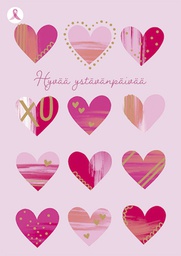 [29386] 1-os ystävänpäivä Roosa nauha PMM Hallmark