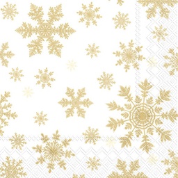 [L923999] FALLING SNOWFLAKES white gold 33cm