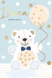 [2220184] 2-os vauvakortti poika Navy Pink