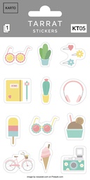 [351341] Paper sticker KT05