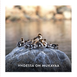 [51P0001] 2-os neliökortti Luonto 14,5x14,5 cm