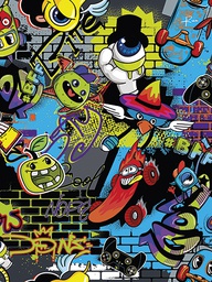 [318134] Juliste 30x40cm graffiti