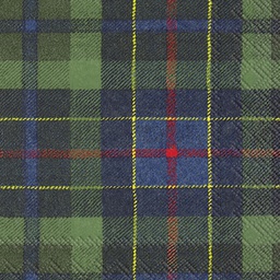 [C834420] TARTAN green 25cm